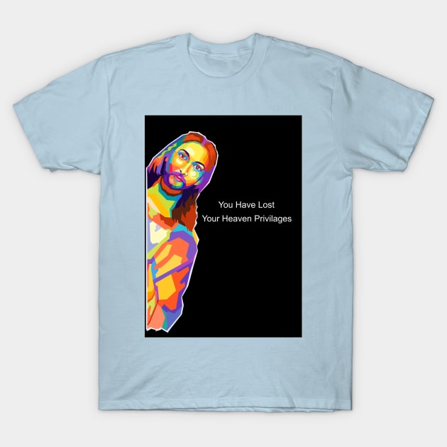 Meme Jesus Pop Art T-Shirt by Zet Art